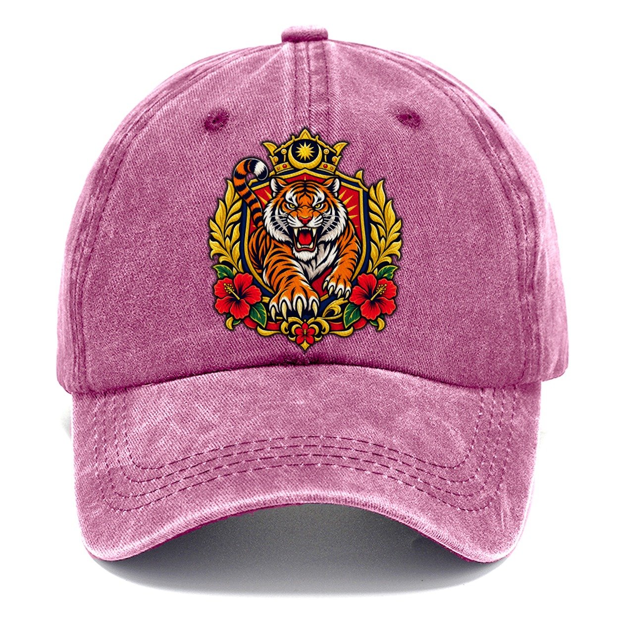 Malaysia Heraldic Crest Country Logos Classic Cap – Dusty Rose