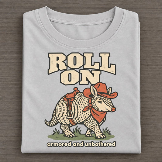 Roll On Cowboy Critters Classic T-shirt – Grey