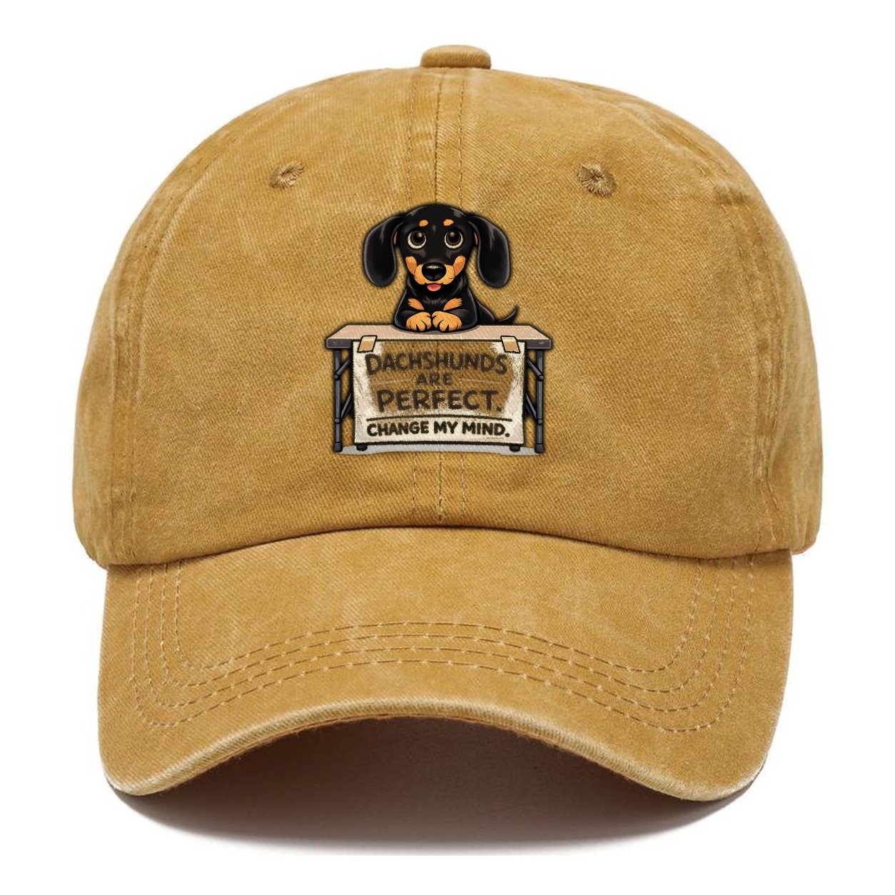 Dachshund Debate Classic Cap – Golden Harvest