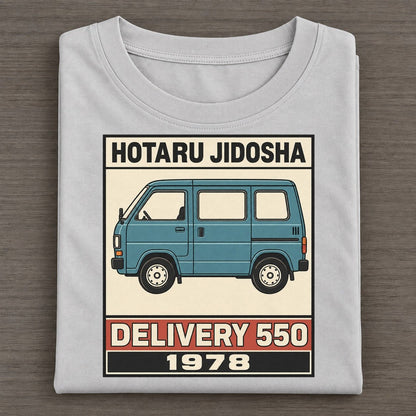 Hotaru Delivery Showa Speed Plates Classic T-shirt – Grey