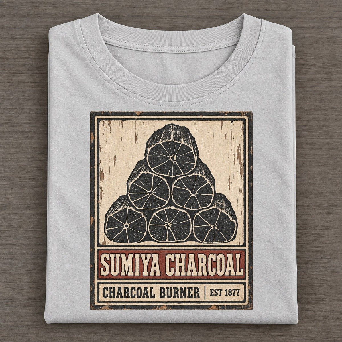 Sumiya Charcoal Noren Trade Co Classic T-shirt – Grey