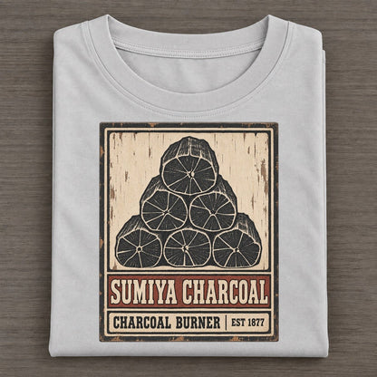 Sumiya Charcoal Noren Trade Co Classic T-shirt – Grey