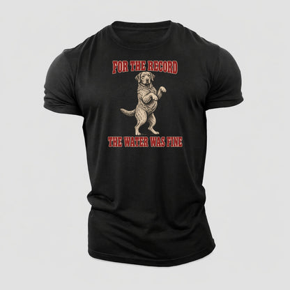 Chesapeake Bay Retriever Dog Declarations Cotton T-Shirt – Black