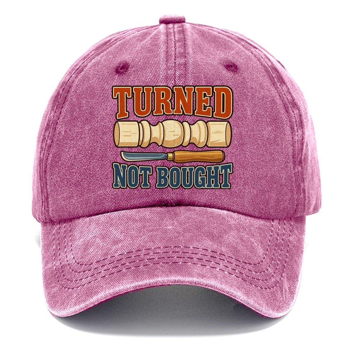Turned Not Bought Woodworking Classic Cap – Dusty Rose