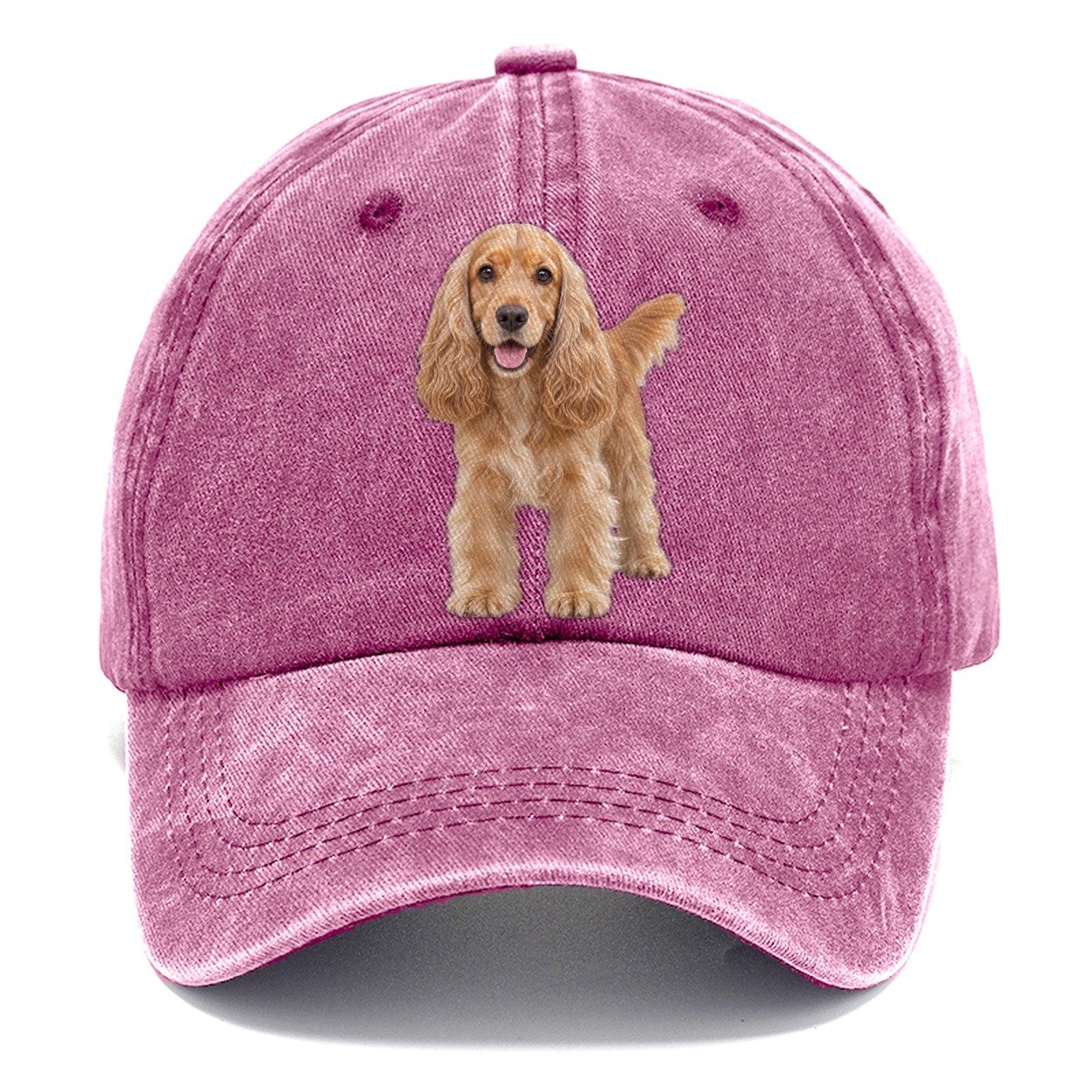 Cocker Spaniel Standing Top Breeds Classic Cap – Dusty Rose