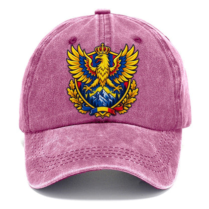 Romania Heraldic Crest Country Logos Classic Cap – Dusty Rose