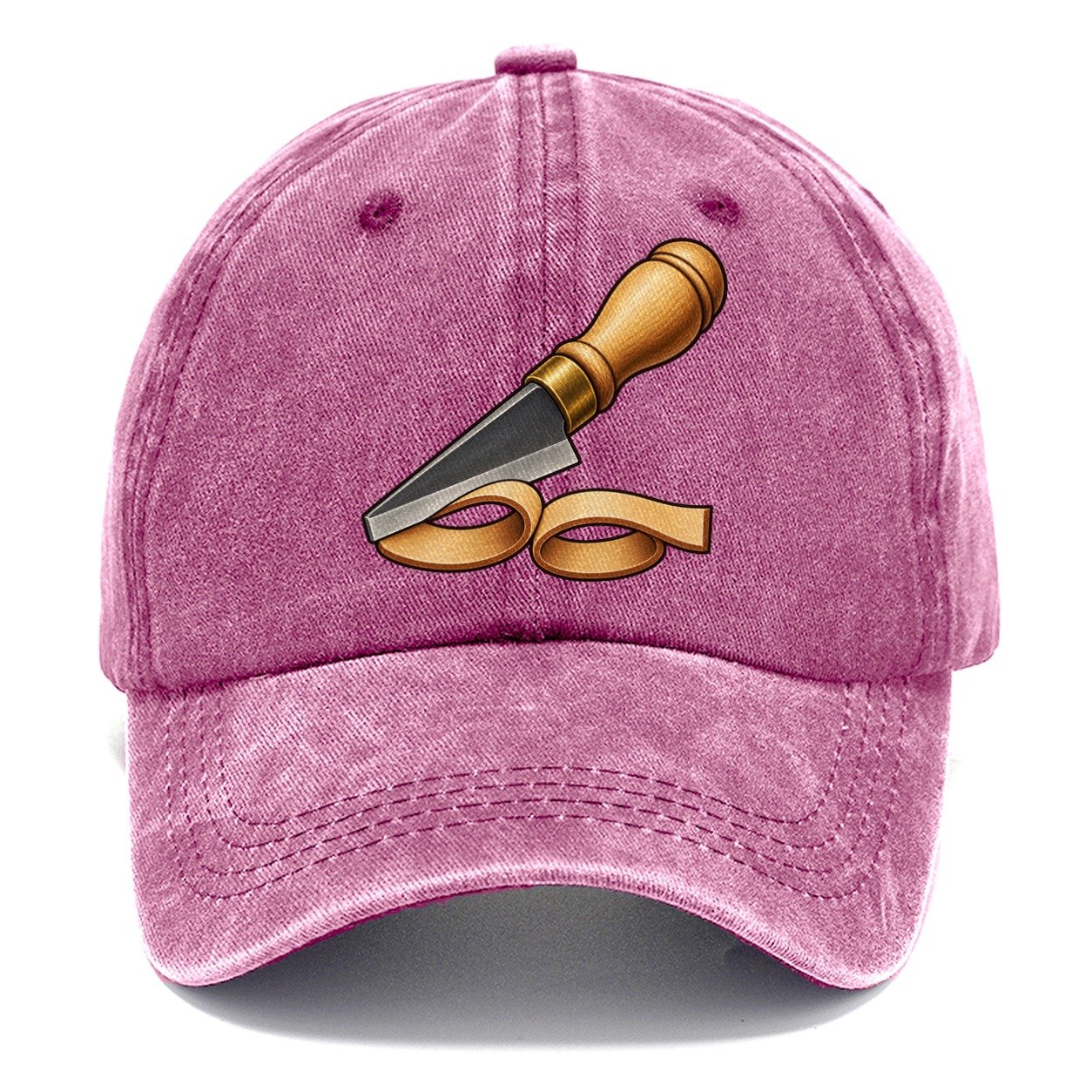 Skiving Knife Curl Leathercraft Classic Cap – Dusty Rose