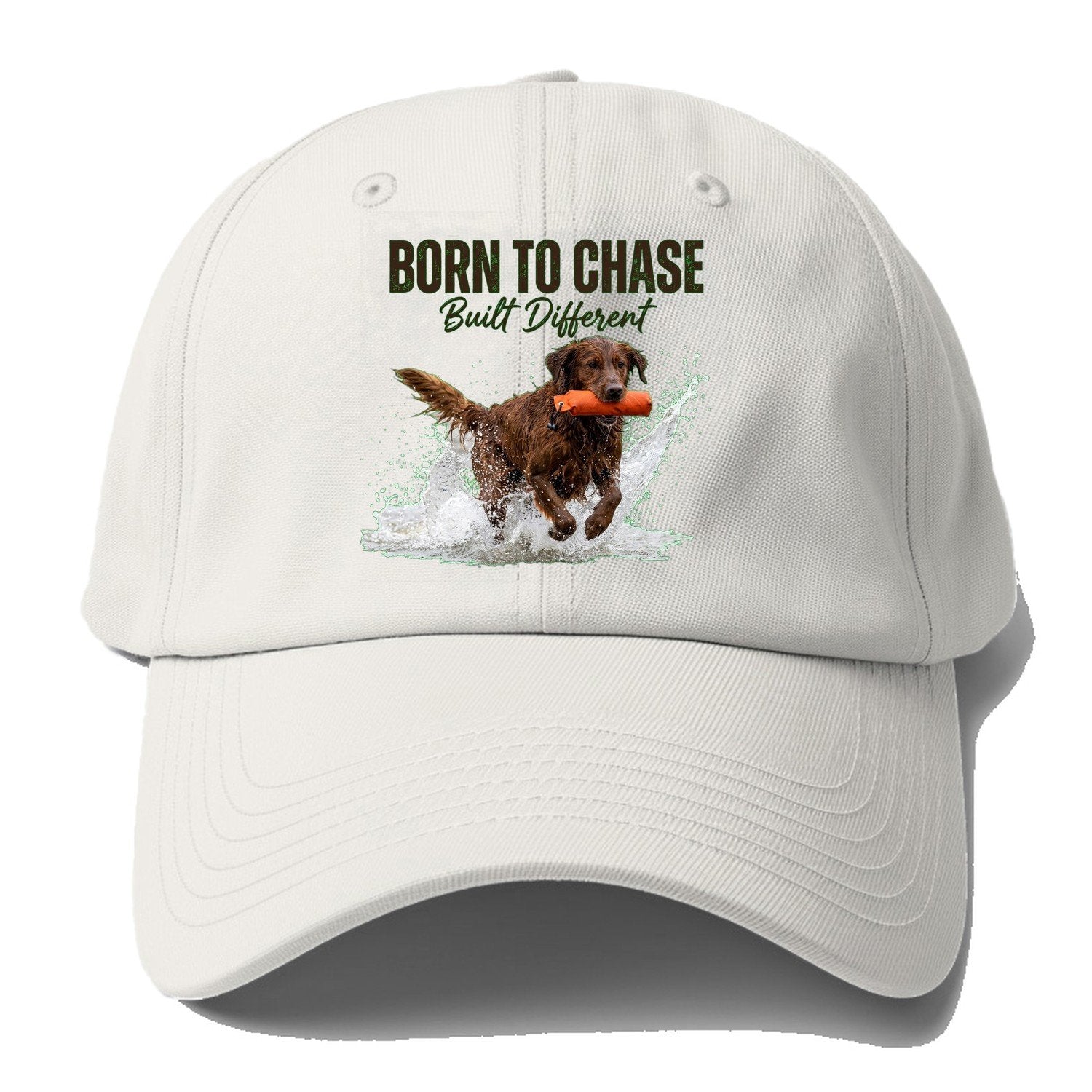 Born To Chase Baseball Cap – Off White