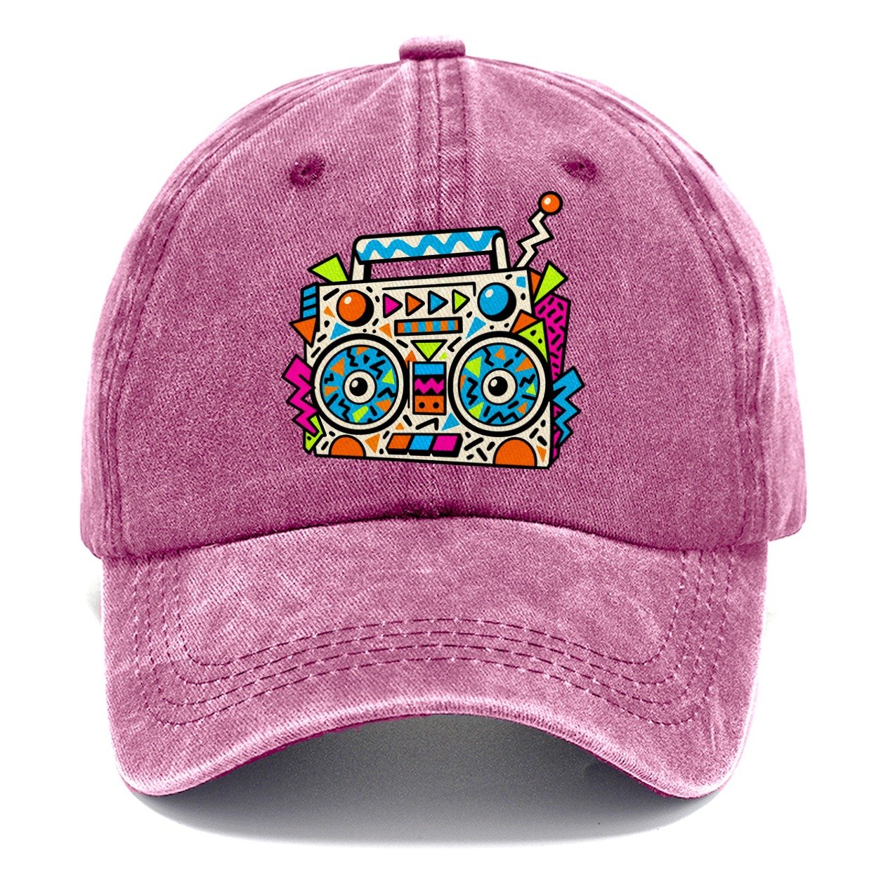 Zigzag Boombox Crazy Styles Classic Cap – Dusty Rose