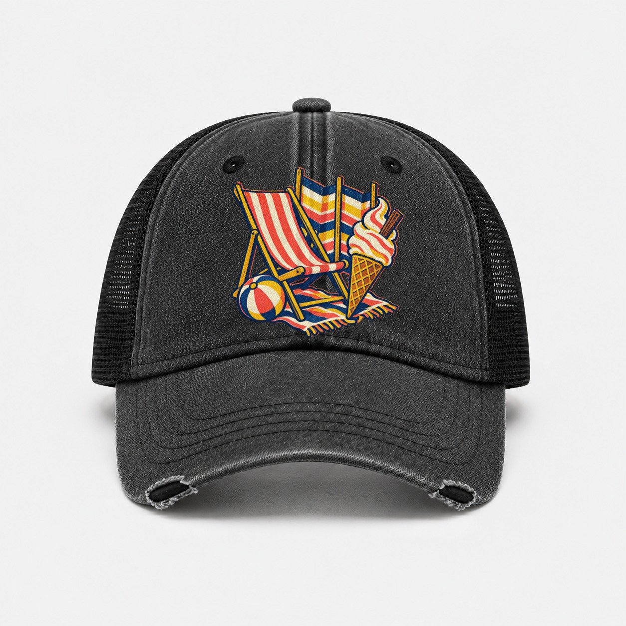 Black — front view