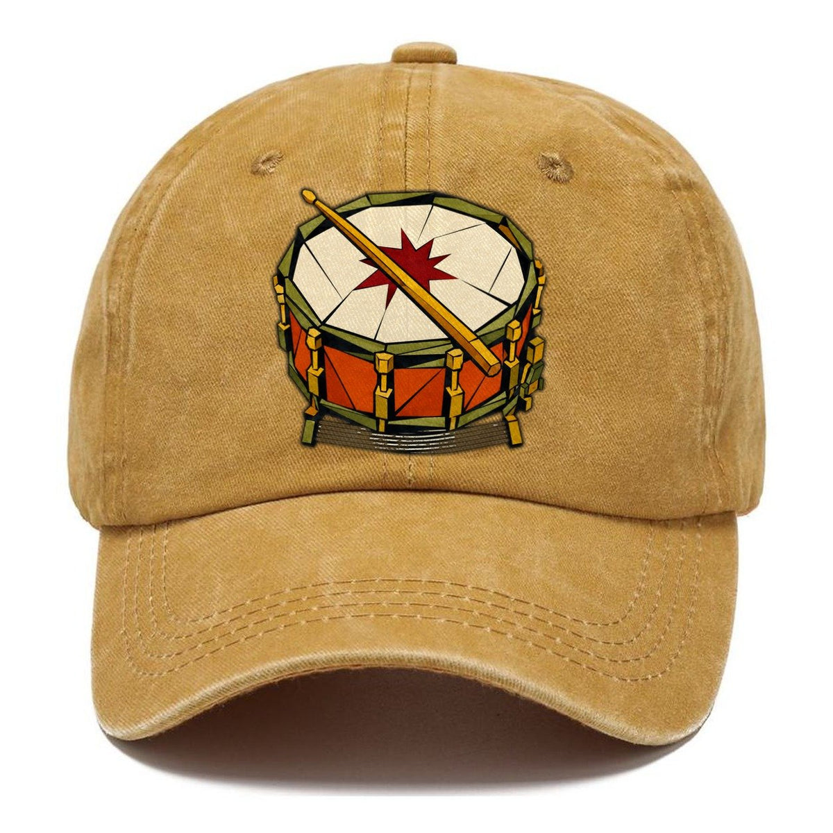 Snare Drum Close Up Classic Cap – Golden Harvest