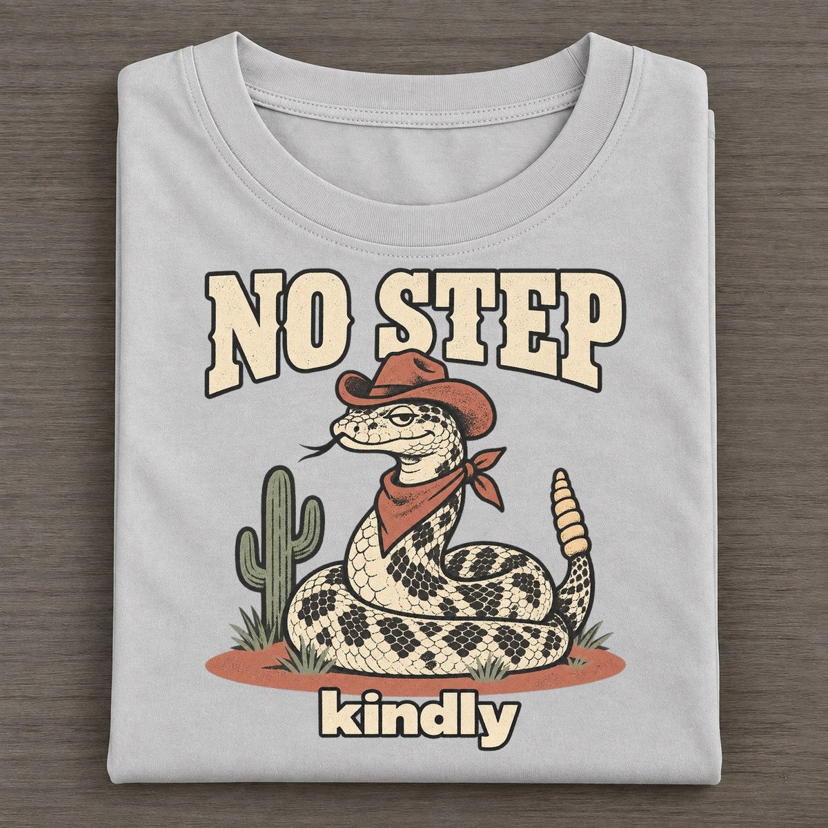 No Step Cowboy Critters Classic T-shirt – Grey