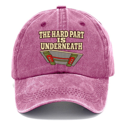 The Hard Part Is Underneath Model Railways Classic Cap – Dusty Rose