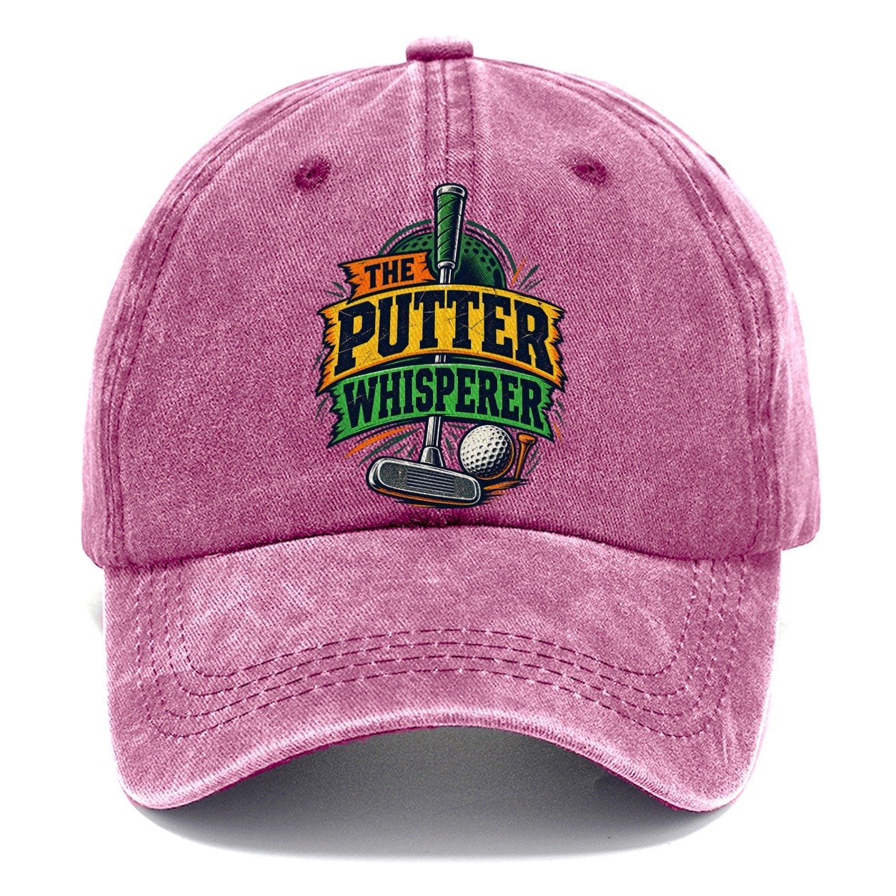 The Putter Whisperer Golf Life Classic Cap – Dusty Rose