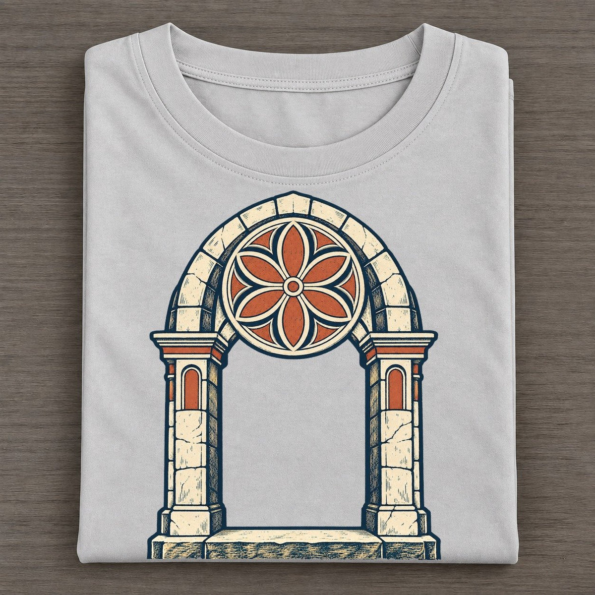 Threshold Arch Quiet Wards Heritage Classic T-shirt – Grey