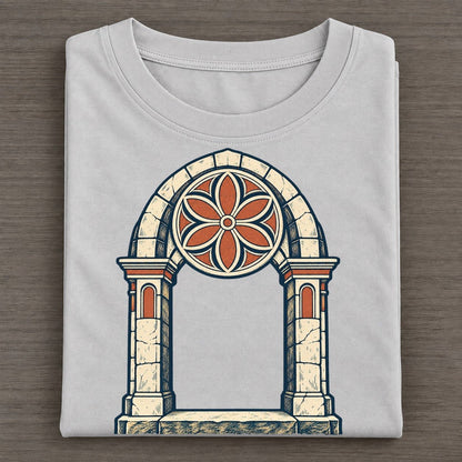 Threshold Arch Quiet Wards Heritage Classic T-shirt – Grey