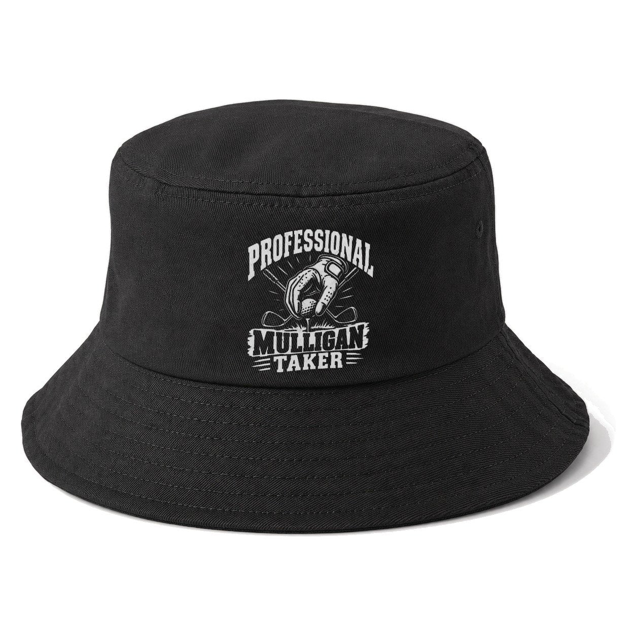 Professional Mulligan Taker Golf Life Bucket Hat – Black