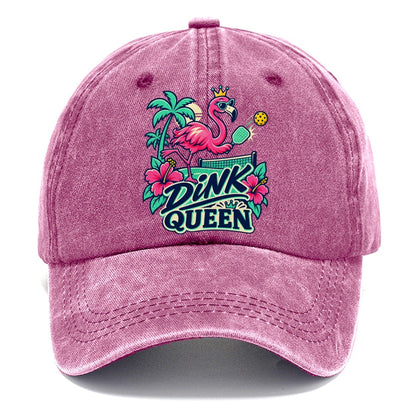 Flamingo Dink Queen Pickleball Life Classic Cap – Dusty Rose