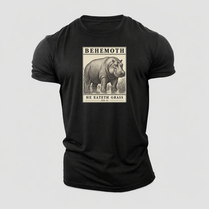 Behemoth Specimen Plate Creature Canticle Cotton T-Shirt – Black