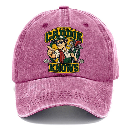 The Caddie Knows Golf Life Classic Cap – Dusty Rose