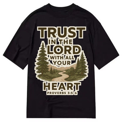 Proverbs 35 6 Path Classic T-shirt – Black