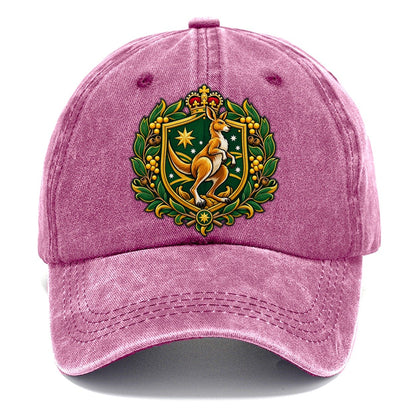 Australia Heraldic Crest Country Logos Classic Cap – Dusty Rose