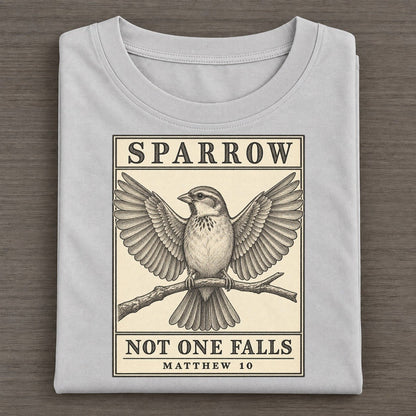 Sparrow Specimen Plate Creature Canticle Classic T-shirt – Grey