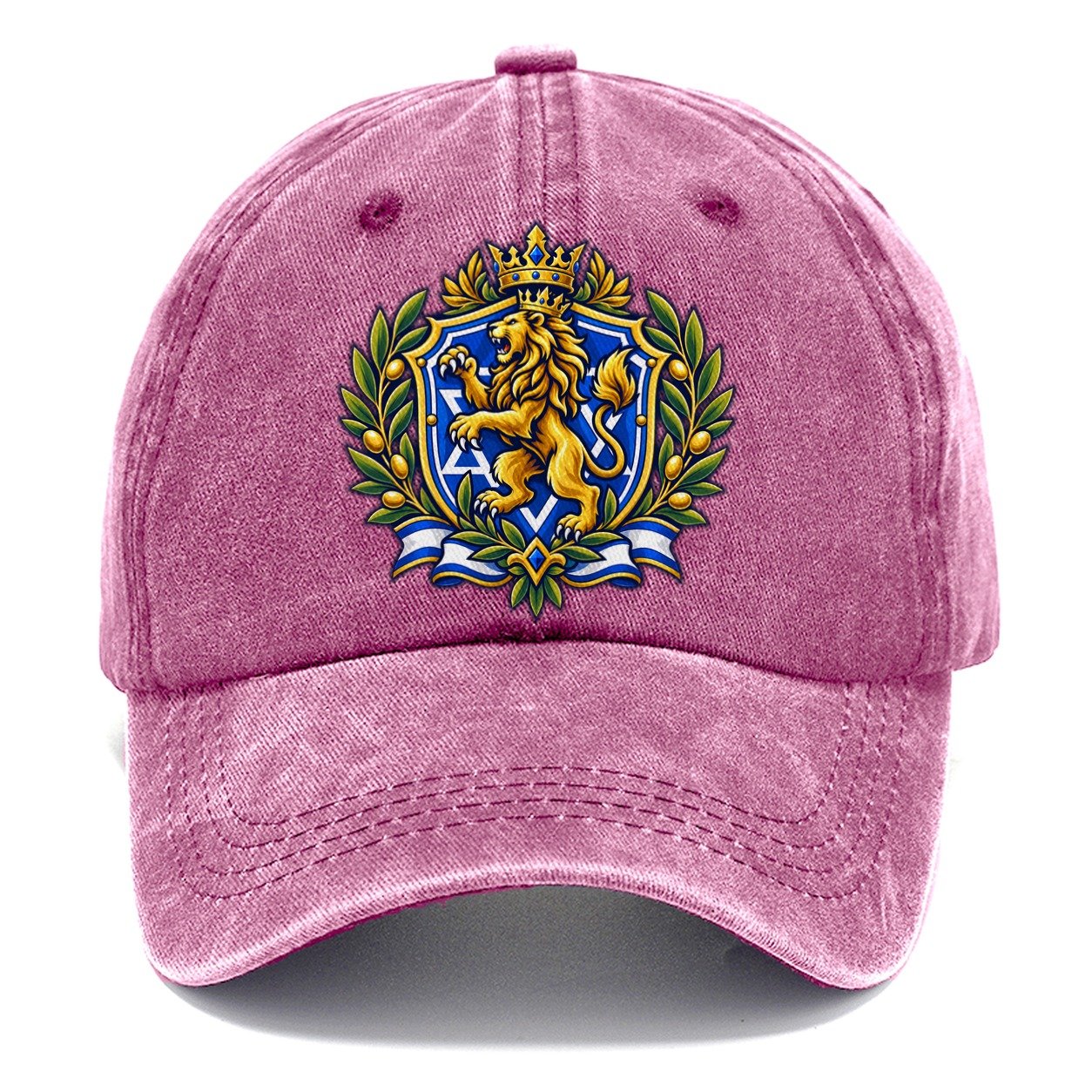 Israel Heraldic Crest Country Logos Classic Cap – Dusty Rose