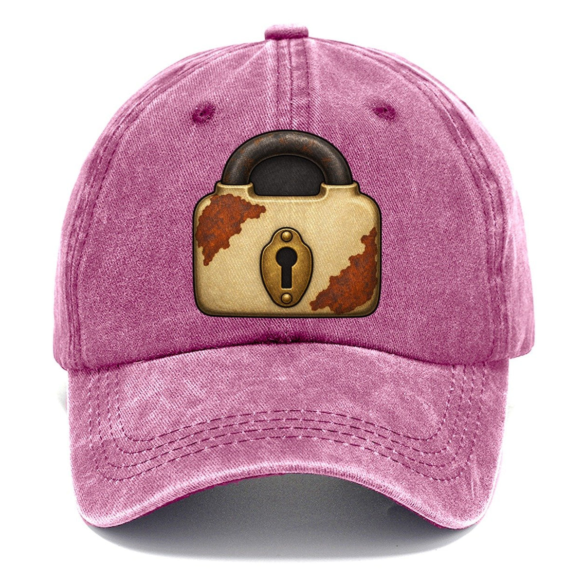The Old Padlock Treasure Hunting Classic Cap – Dusty Rose