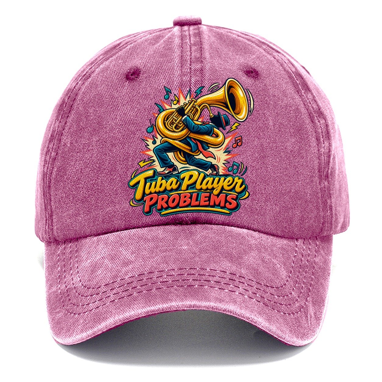 Tuba Player Problems Music Instruments Classic Cap – Dusty Rose