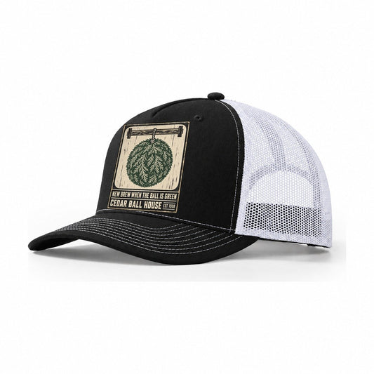 Cedar Ball House Izakaya Rules Trucker Hat – Black White