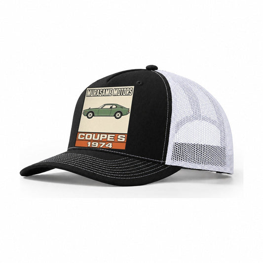Murasame Coupe S Showa Speed Plates Trucker Hat – Black White