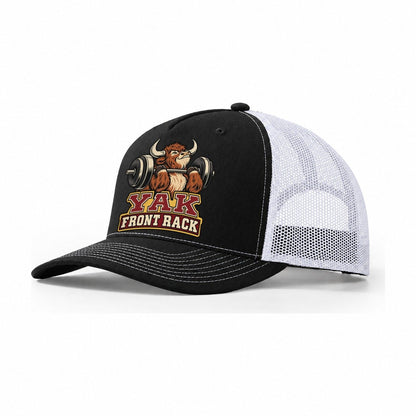 Yak Front Rack Animal Lifters Trucker Hat – Black White