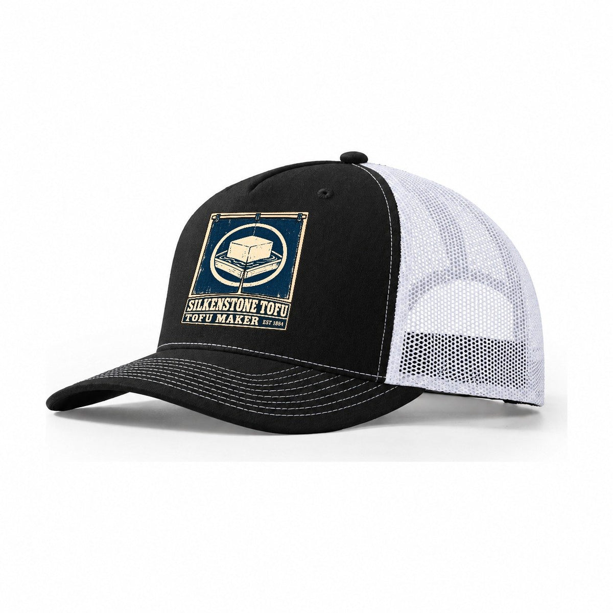 Silkenstone Tofu Maker Noren Trade Co Trucker Hat – Black White