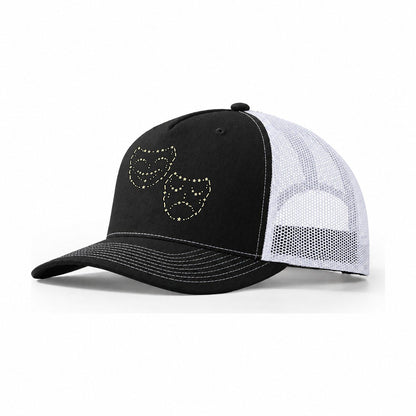 Two Stage Moods Trucker Hat – Black White