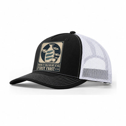 First Frost Izakaya Rules Trucker Hat – Black White