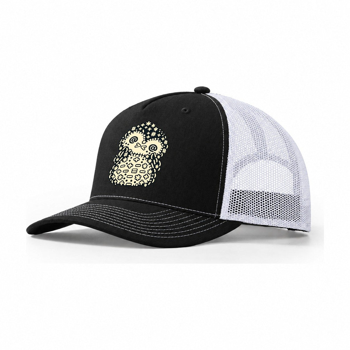 Penguin Pebble Trucker Hat – Black White