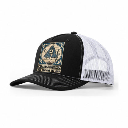 Karakasa Umbrellas Yokai Night Market Trucker Hat – Black White