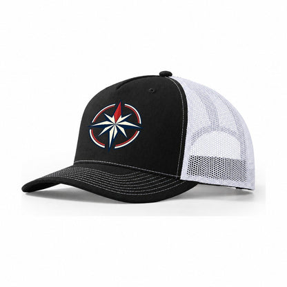 Steady Star Quiet Wards Heritage Trucker Hat – Black White
