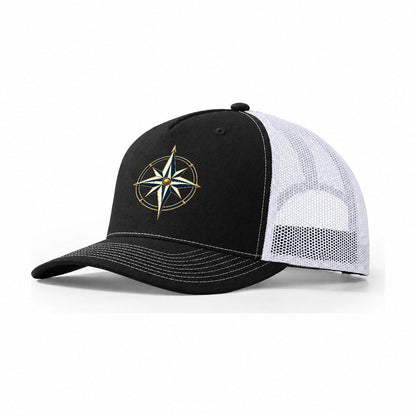 Northward Ring Quiet Wards Heritage Trucker Hat – Black White
