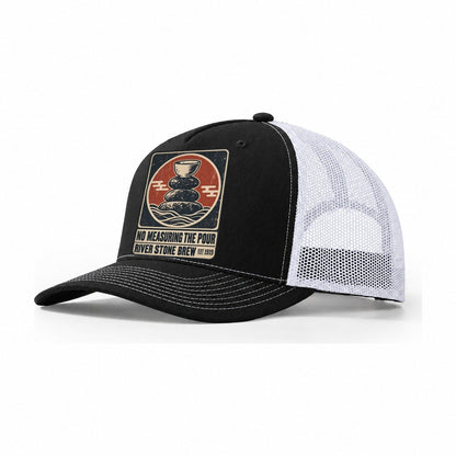River Stone Brew Izakaya Rules Trucker Hat – Black White