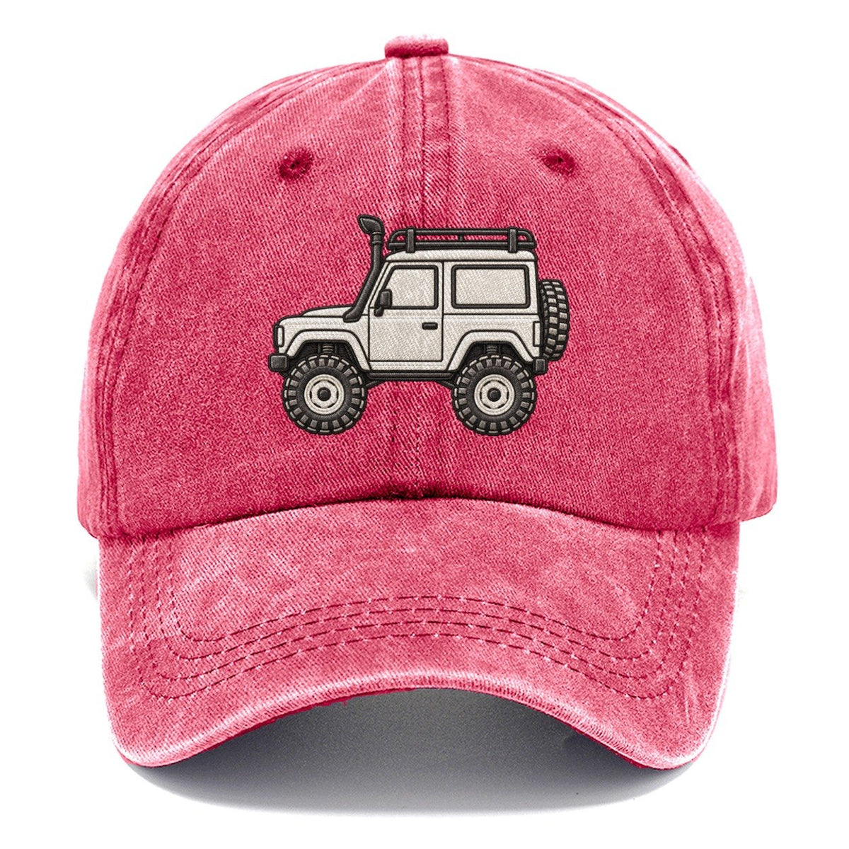 Boxy Trail Wagon Side Profile Off Roading And Overlanding Classic Cap – Pomegranate Blush