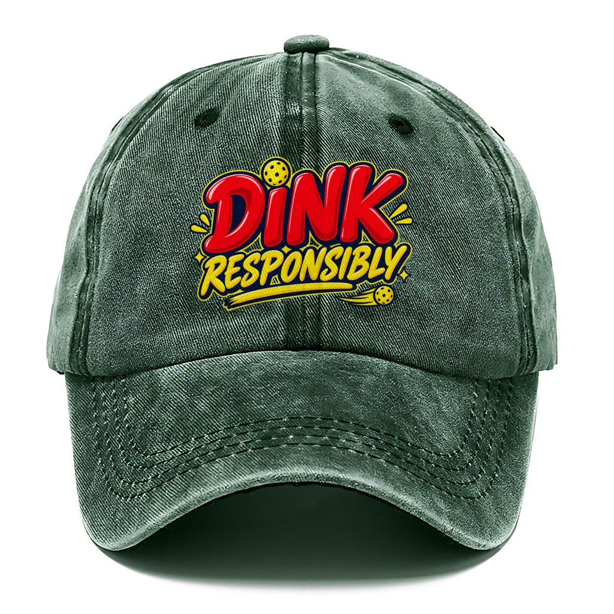 Dink Responsibly Pickleball Life Classic Cap – Forest Mist