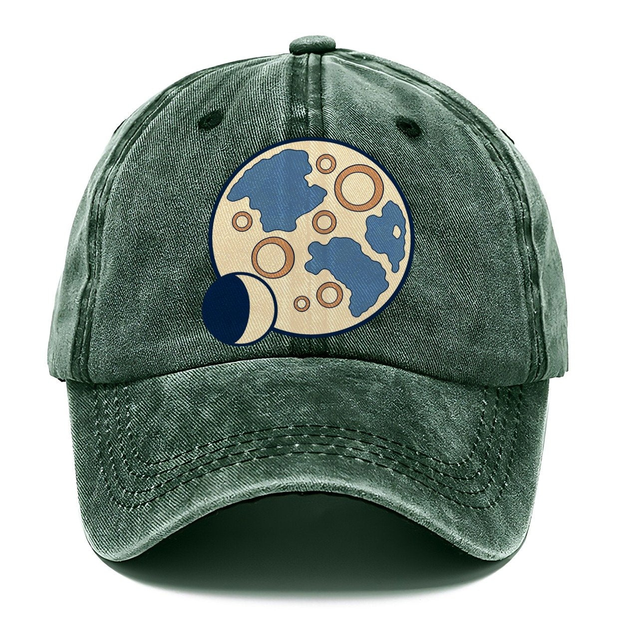 Lunar Surface Study Astronomy And Stargazing Classic Cap – Forest Mist