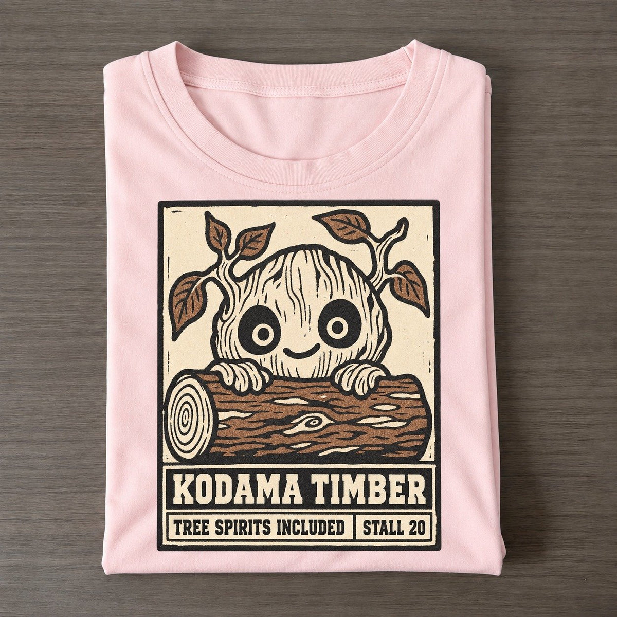 Kodama Timber Yokai Night Market Classic T-shirt – Pink