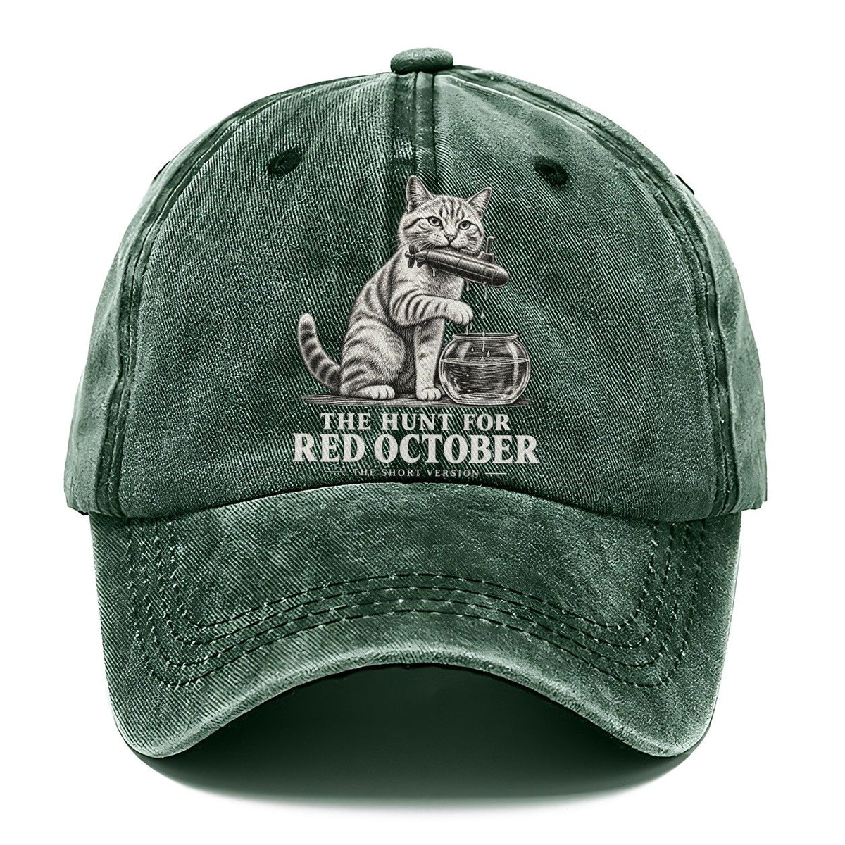 The Hunt For Red October Short Version Cats Classic Cap – Forest Mist