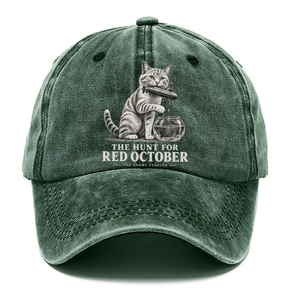 The Hunt For Red October Short Version Cats Classic Cap – Forest Mist