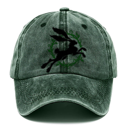 Celtic Hare Familiar Witch Magic Classic Cap – Forest Mist