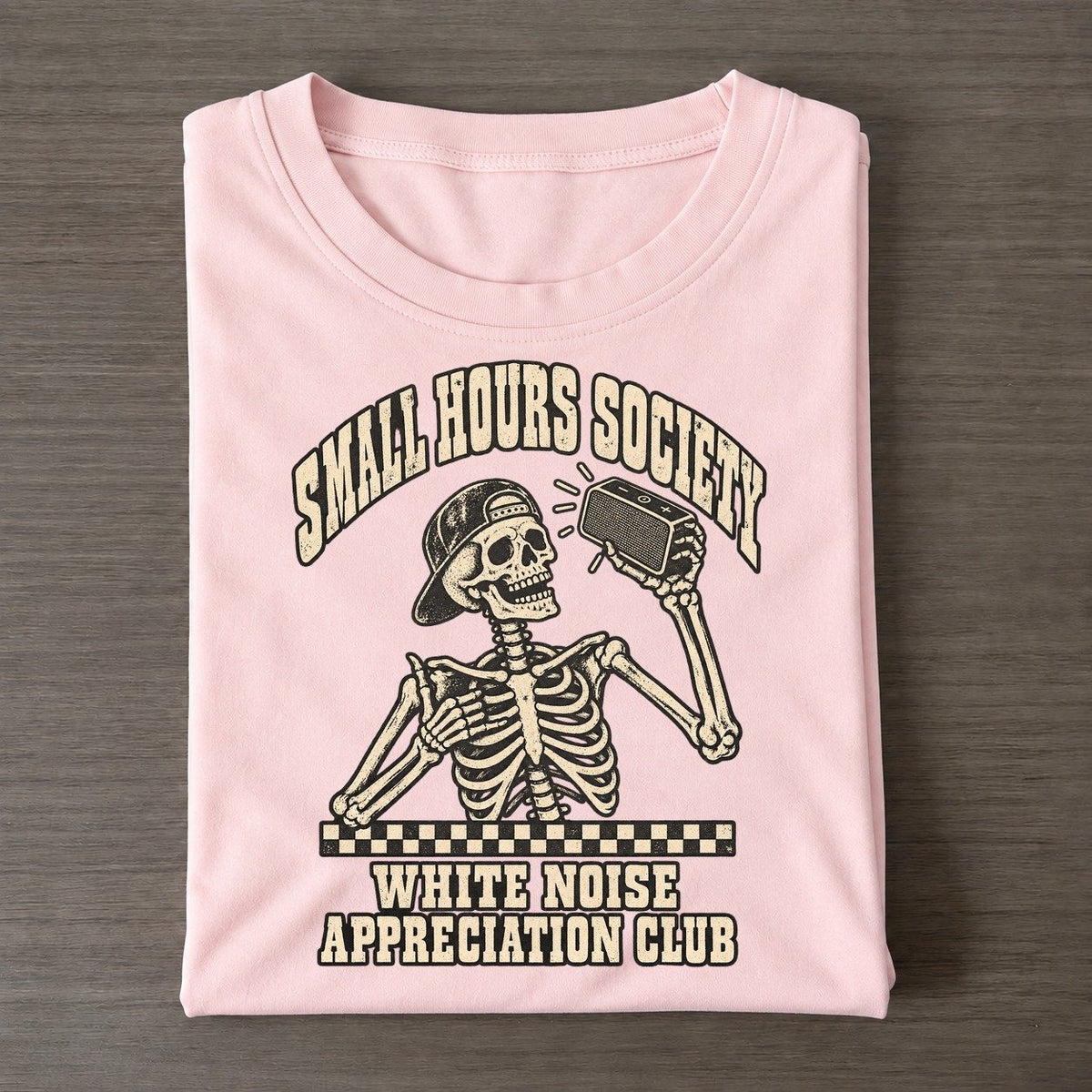 White Noise Small Hours Society Classic T-shirt – Pink