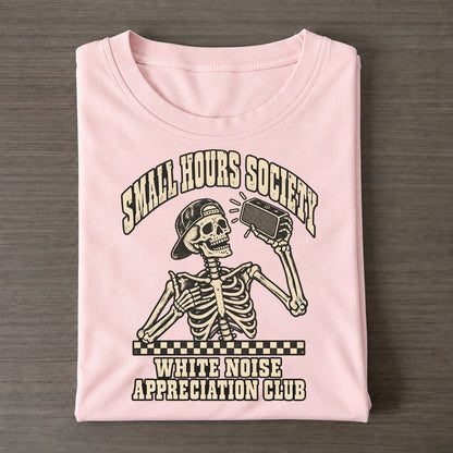 White Noise Small Hours Society Classic T-shirt – Pink